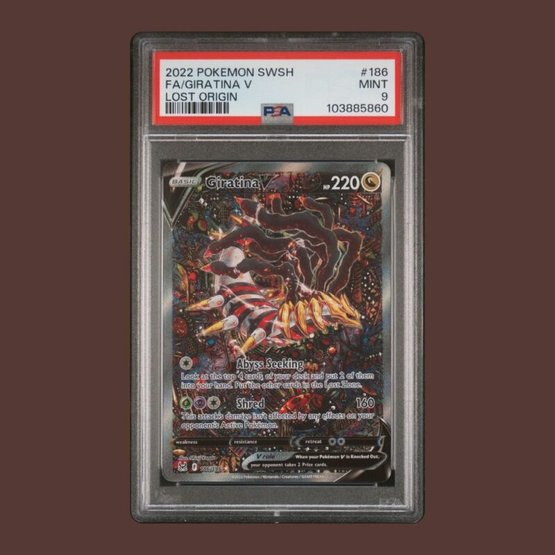 Giratina V #186 Lost Origin PSA 9