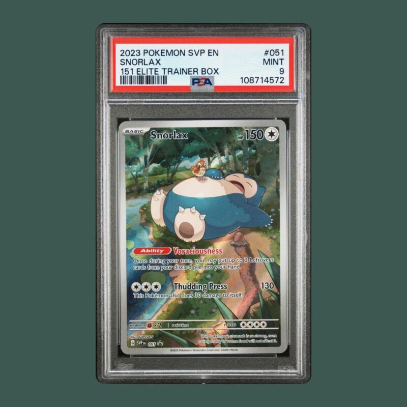 Snorlax #51 Promo PSA 9